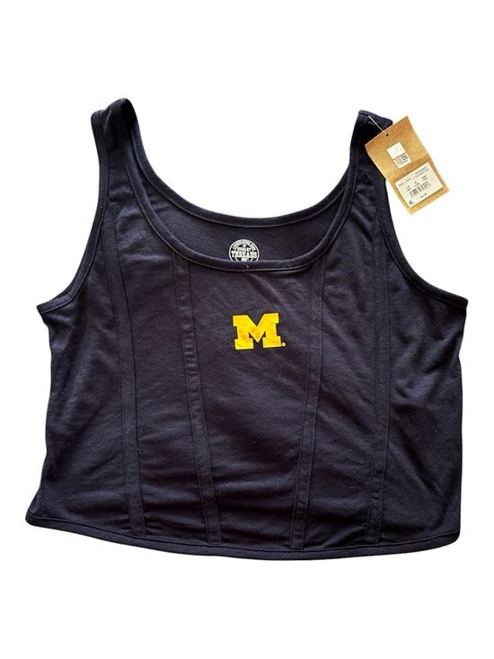 Rivalry Threads Other - University of Michigan Navy Cropped Tank - Size L (12/14)